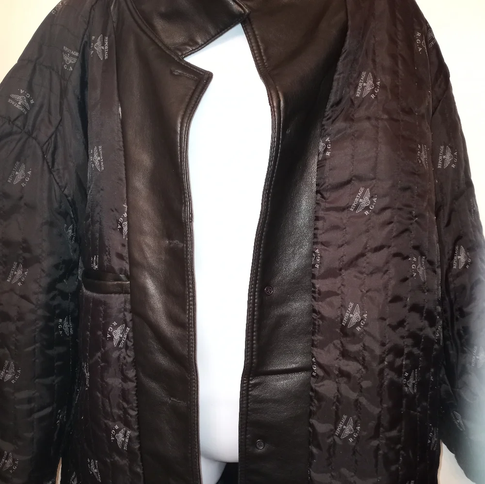 Reportage R.G.A. men leather coat - Picture 4 of 4